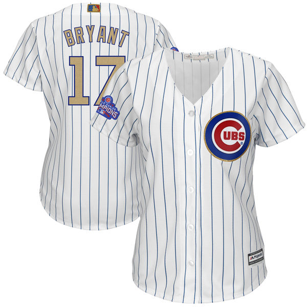 CUBS White 2017 Gold Program Jerseys-005